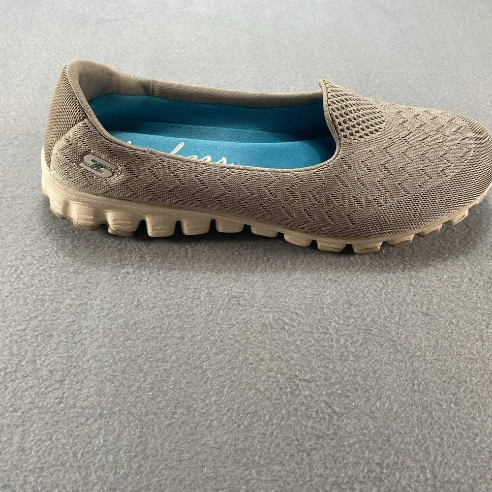 Skechers Womens Slip on Memory‎ Foam Gray Mesh 10M